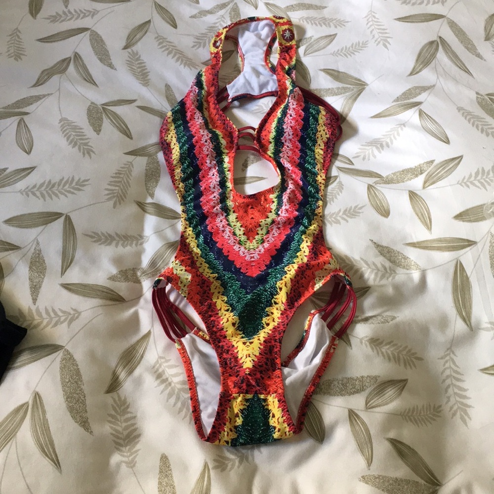 Multi colored one piece